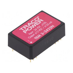 Convertor DC/DC 3W 24V la 12V/-12V | Electronic-mag.ro | Componente Electronice