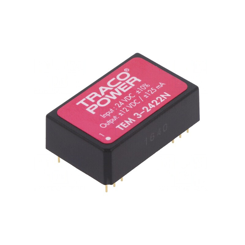 Convertor DC/DC 3W 24V la 12V/-12V | Electronic-mag.ro | Componente Electronice Convertor DC/DC 3W 24V la 12V/-12V | Electronic-mag.ro | Componente Electronice