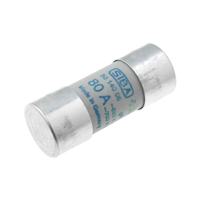 Siguranță gR 80A 690VAC 22x58mm | Electronic-mag.ro | Componente Electronice