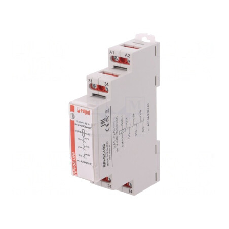 Releu 3PST-NO 8A pentru instalații 90x17,5x64,6mm RPI-3Z-UNI | Electronic-mag.ro | Componente Electronice