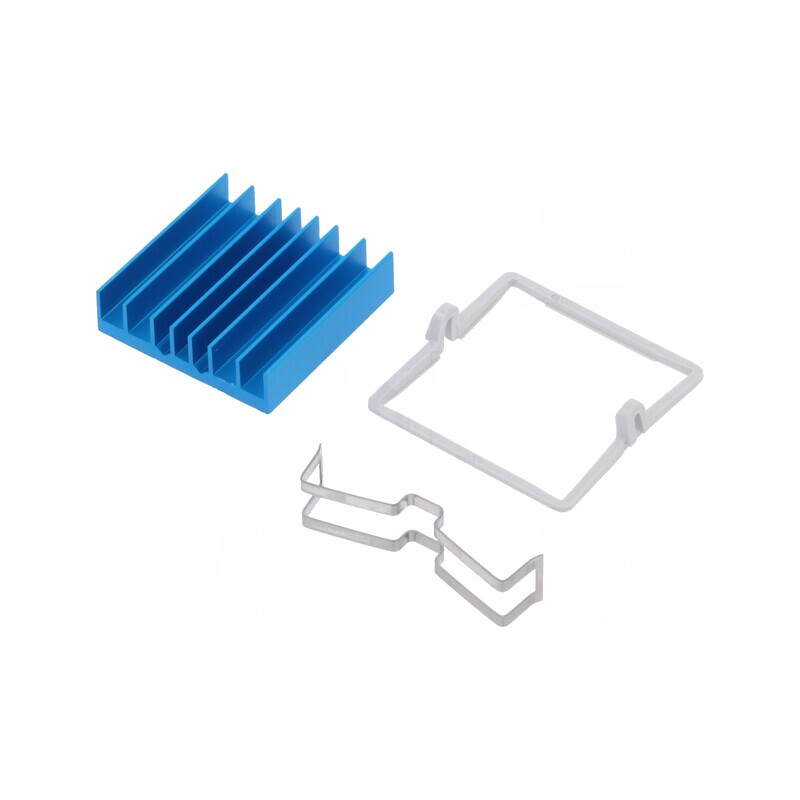 Radiator Extrudat cu Aripioare BGA Albastru 29mm x 29mm | Electronic-mag.ro | Componente Electronice Radiator Extrudat cu Aripioare BGA Albastru 29mm x 29mm | Electronic-mag.ro | Componente Electronice