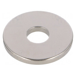 Magnet: fix | neodim | H: 4mm | 110N | Ø: 38mm | Diam.orif.fix: 12mm | GN 55.1-ND-38-12-4