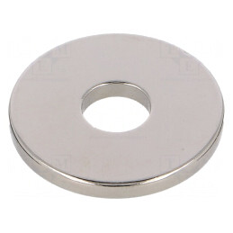 Magnet Neodim 38mm 110N Orificiu 12mm 4mm Înălțime | Electronic-mag.ro | Componente Electronice