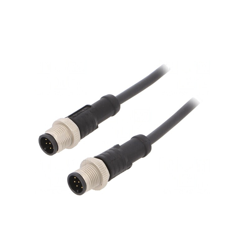 Cablu pentru senzori/automatizări M12 8 pini 1m dual mufă | Electronic-mag.ro | Componente Electronice Cablu pentru senzori/automatizări M12 8 pini 1m dual mufă | Electronic-mag.ro | Componente Electronice