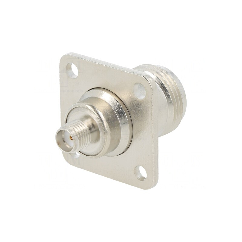Adaptor SMA Soclu Aurit 50Ω PTFE | Electronic-mag.ro | Componente Electronice
