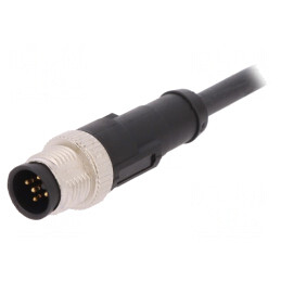 Cablu de Conectare M12 PIN 5 Drept 5m 60VAC 4A | Electronic-mag.ro | Componente Electronice