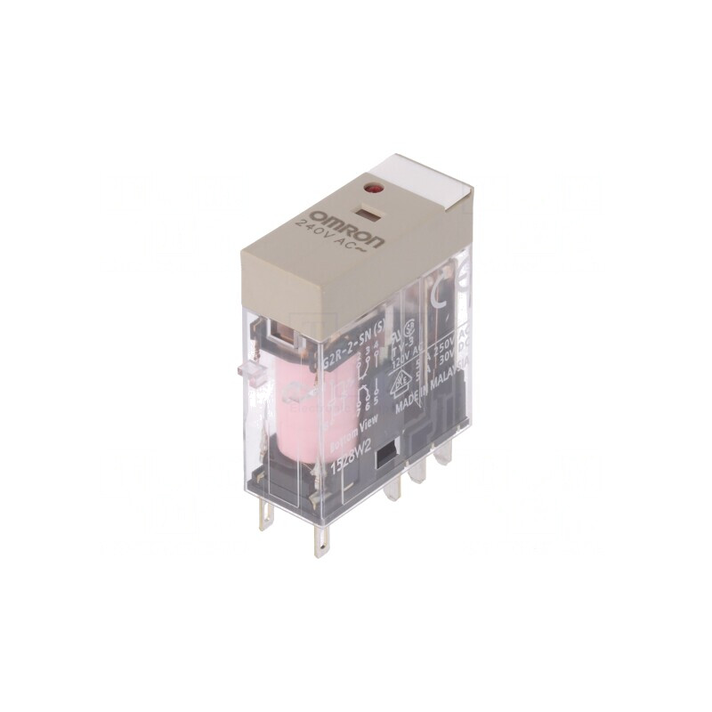 Releu electromagnetic DPDT 240VAC 5A | Electronic-mag.ro | Componente Electronice