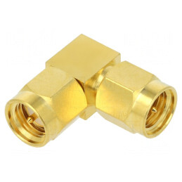 Adaptor SMA tată 90° 50Ω PTFE | Electronic-mag.ro | Componente Electronice