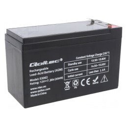 Baterie Plumb-Acid 12V 7.2Ah AGM fără Întreținere | Electronic-mag.ro | Componente Electronice