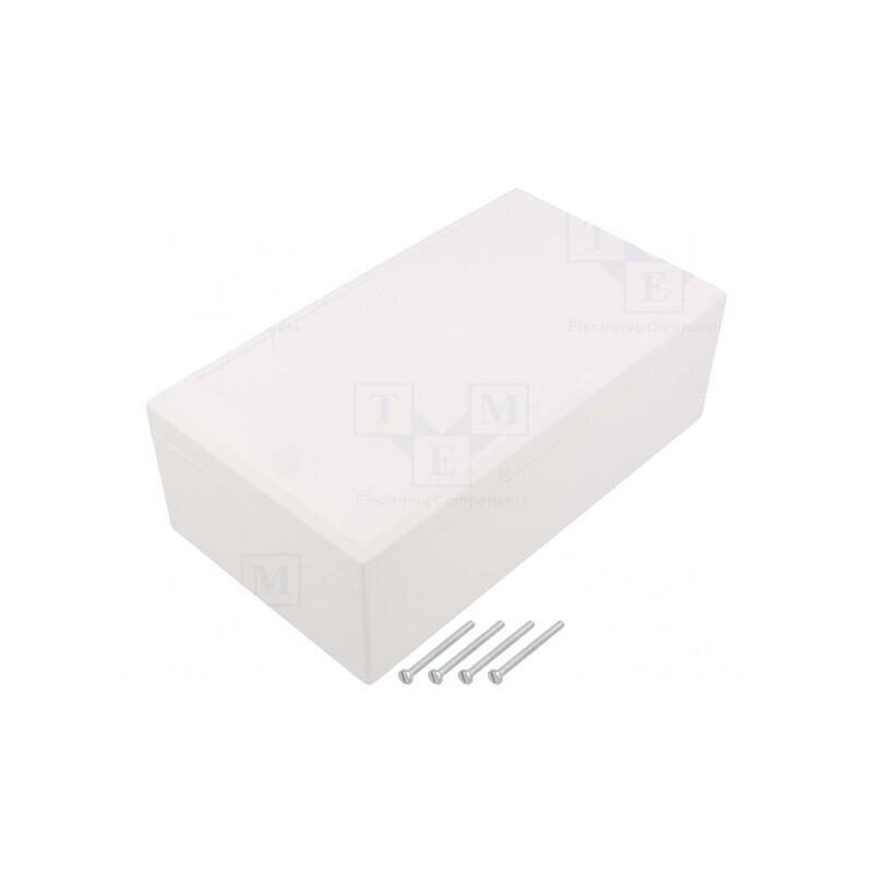 Carcasă universală ABS albă 112x200x71 mm | Electronic-mag.ro | Componente Electronice