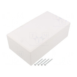 Carcasă universală ABS albă 112x200x71 mm | Electronic-mag.ro | Componente Electronice