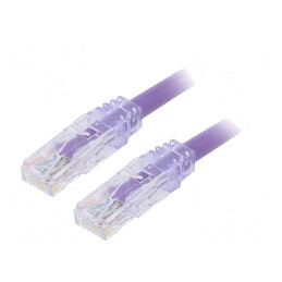 Patch cord TX6A™ 10Gig U/UTP Cat6a PVC Violet 2m | Electronic-mag.ro | Componente Electronice