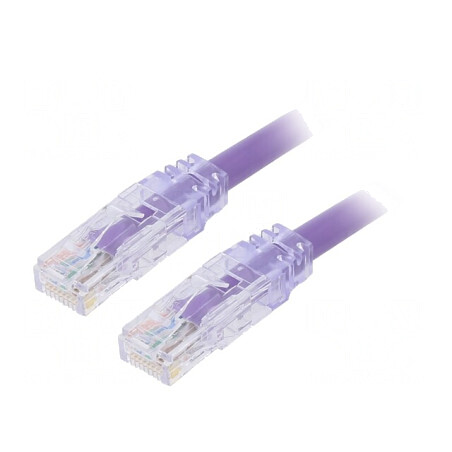 Patch cord TX6A™ 10Gig U/UTP Cat6a PVC Violet 2m | Electronic-mag.ro | Componente Electronice