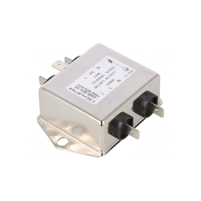 Filtru anti-interferențe 250VAC 3A | Electronic-mag.ro | Componente Electronice
