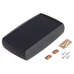 Carcasă universală neagră TEKNET ABS 70mm x 115mm x 24mm | Electronic-mag.ro | Componente Electronice