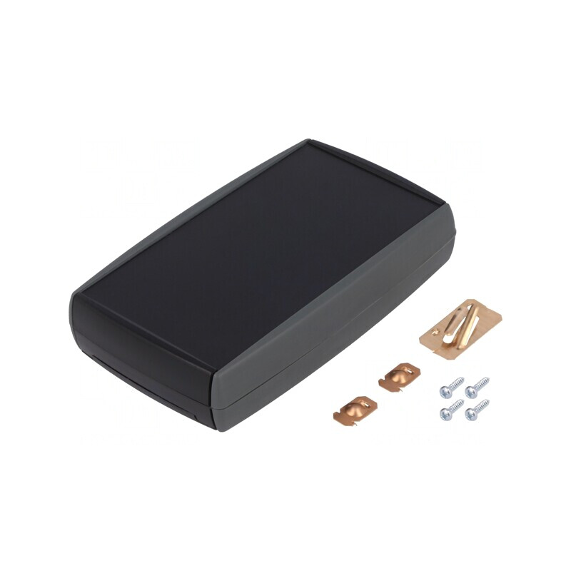 Carcasă universală neagră TEKNET ABS 70mm x 115mm x 24mm | Electronic-mag.ro | Componente Electronice