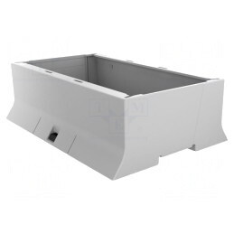 Carcasă pentru șină DIN, gri, 110x160.2x48.3mm | Electronic-mag.ro | Componente Electronice
