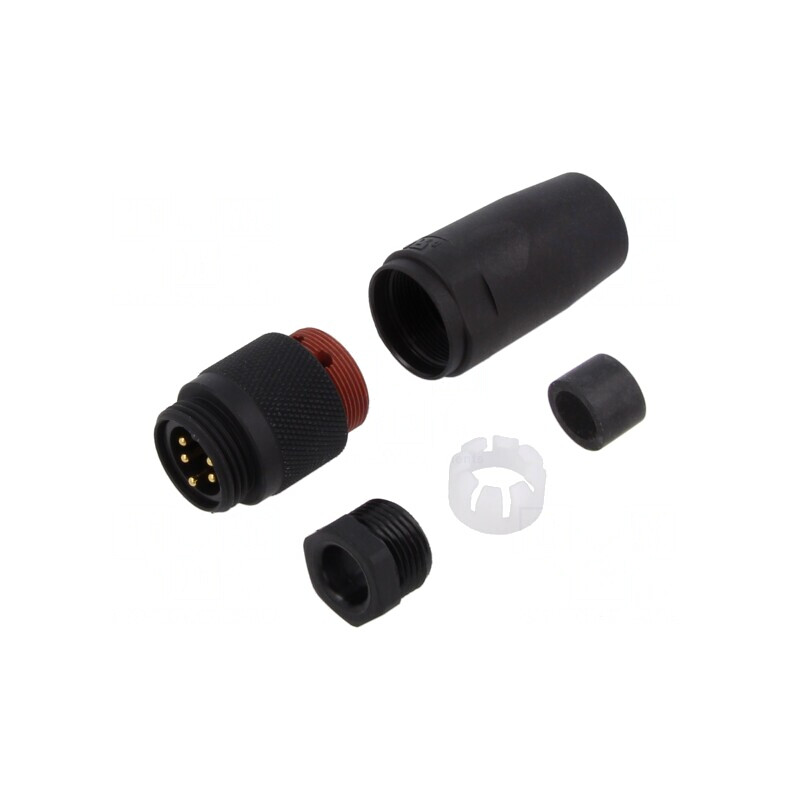Mufă Tată 5 PIN 7/8 IP67 240V 9A | Electronic-mag.ro | Componente Electronice
