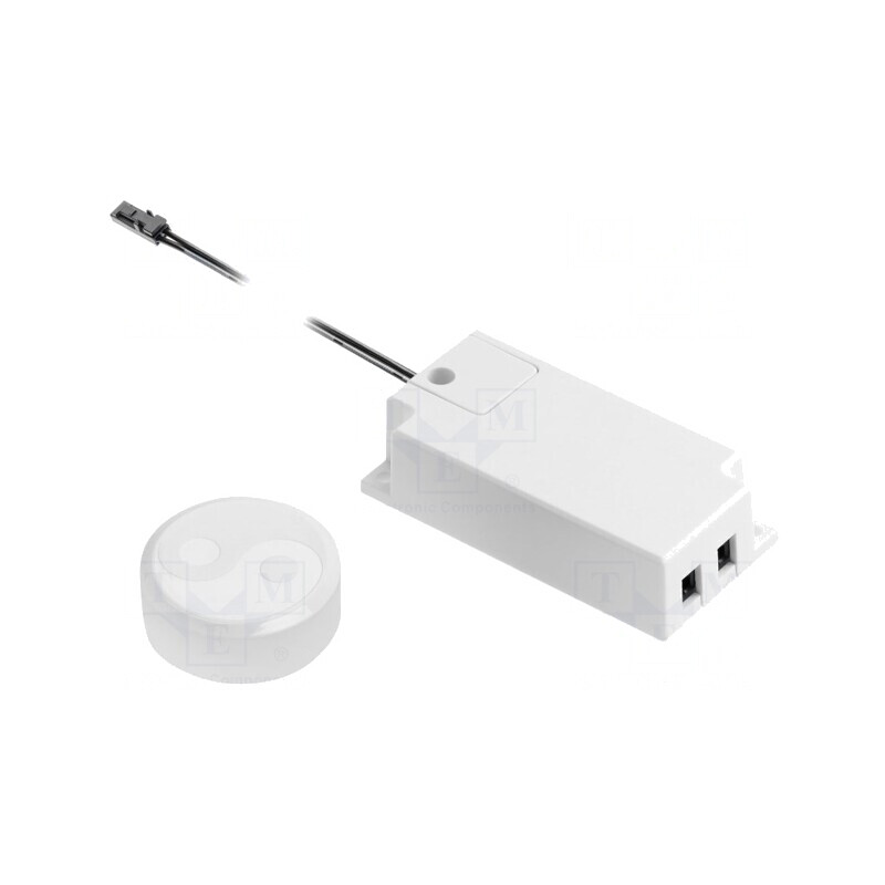 Întrerupător tactil alb 12VDC | Electronic-mag.ro | Componente Electronice
