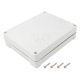 Carcasă Universală cu Bucșă din Alamă 190x240x60mm ABS | Electronic-mag.ro | Componente Electronice