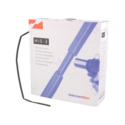 Manşon Termocontractabil 3mm 10m Negru | Electronic-mag.ro | Componente Electronice