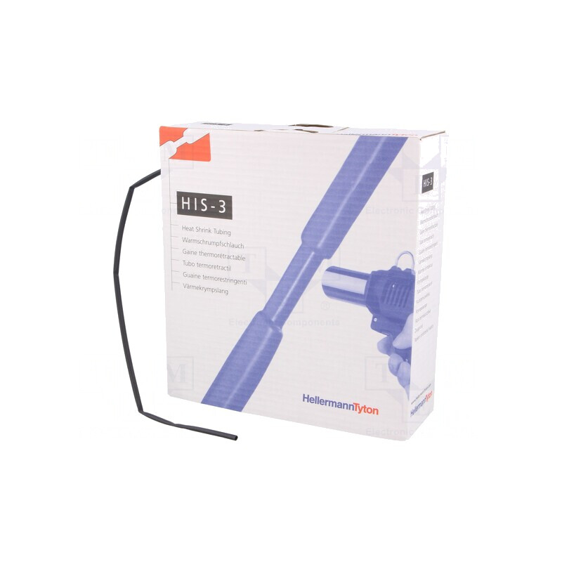 Manşon Termocontractabil 3mm 10m Negru | Electronic-mag.ro | Componente Electronice
