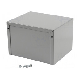 Carcasă Universală Aluminiu Gri 127x152x102mm | Electronic-mag.ro | Componente Electronice