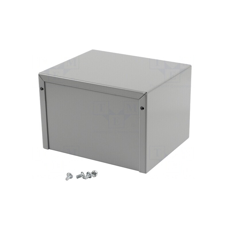 Carcasă Universală Aluminiu Gri 127x152x102mm | Electronic-mag.ro | Componente Electronice