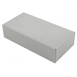 Carcasă bază oțel gri 102x203x51 mm | Electronic-mag.ro | Componente Electronice