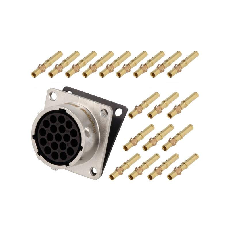 Conector Circular 19 PIN Mamă RT360 Gold Flash | Electronic-mag.ro | Componente Electronice