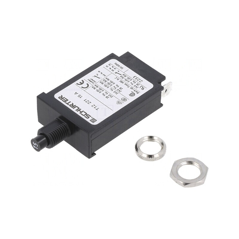 Întrerupător de supracurent 15A MCB | Electronic-mag.ro | Componente Electronice