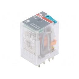 Releu electromagnetic 4PDT 12VDC 6A | Electronic-mag.ro | Componente Electronice