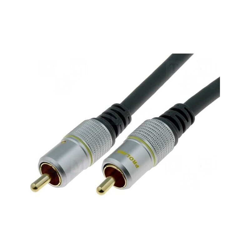 Cablu RCA Aurit Negru 10m