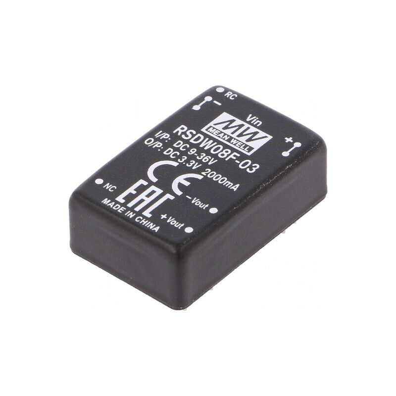 Convertor DC/DC 8W 9-36V la 3.3V 2000mA | Electronic-mag.ro | Componente Electronice Convertor DC/DC 8W 9-36V la 3.3V 2000mA | Electronic-mag.ro | Componente Electronice