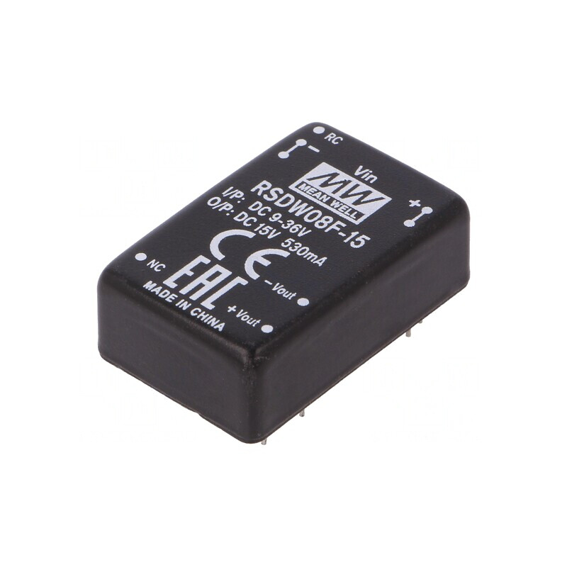 Convertor DC/DC 8W 9-36V la 15V 530mA DIP24 | Electronic-mag.ro | Componente Electronice Convertor DC/DC 8W 9-36V la 15V 530mA DIP24 | Electronic-mag.ro | Componente Electronice