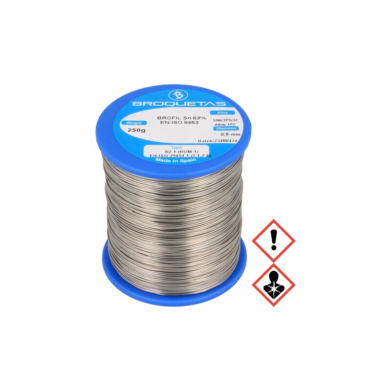Sârmă de lipit cu plumb 0,5mm 250g 183°C BROFIL | Electronic-mag.ro | Componente Electronice Sârmă de lipit cu plumb 0,5mm 250g 183°C BROFIL | Electronic-mag.ro | Componente Electronice