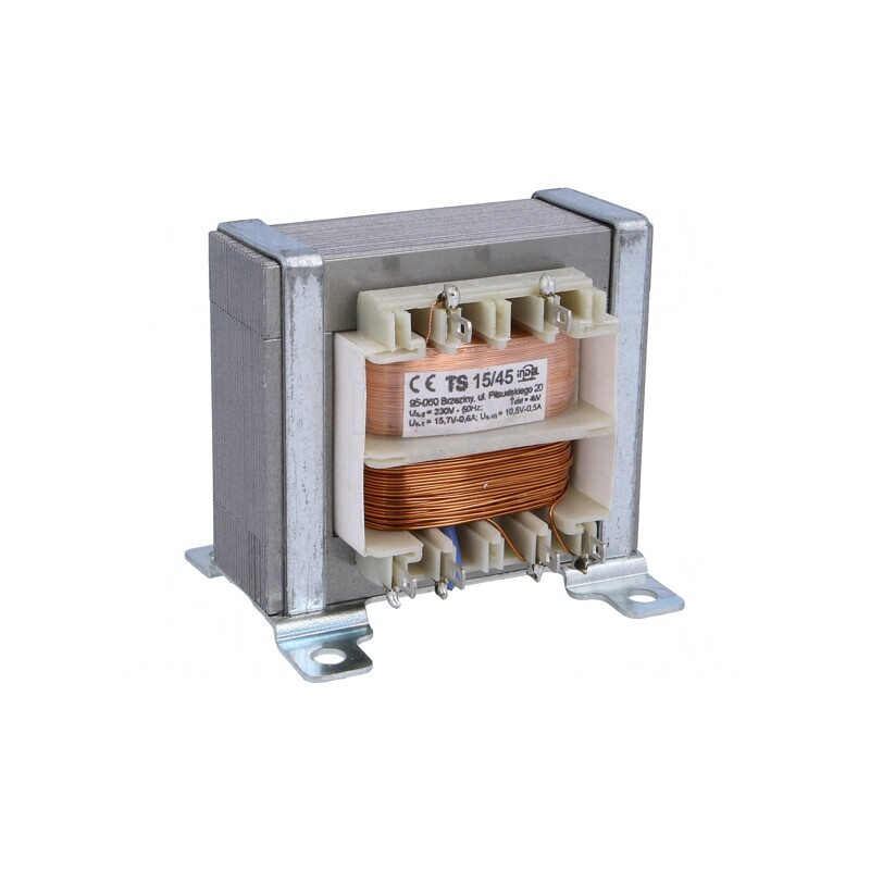 Transformator de Alimentare 15VA 230VAC 15,7V 10,5V 600mA 500mA | Electronic-mag.ro | Componente Electronice Transformator de Alimentare 15VA 230VAC 15,7V 10,5V 600mA 500mA | Electronic-mag.ro | Componente Electronice