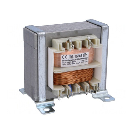 Transformator de Alimentare 15VA 230VAC 15,7V 10,5V 600mA 500mA | Electronic-mag.ro | Componente Electronice