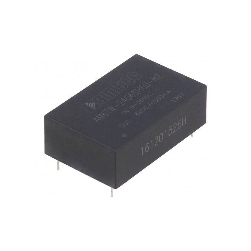Convertor DC/DC 6W 9-36V la 6V 1A DIP24 | Electronic-mag.ro | Componente Electronice
