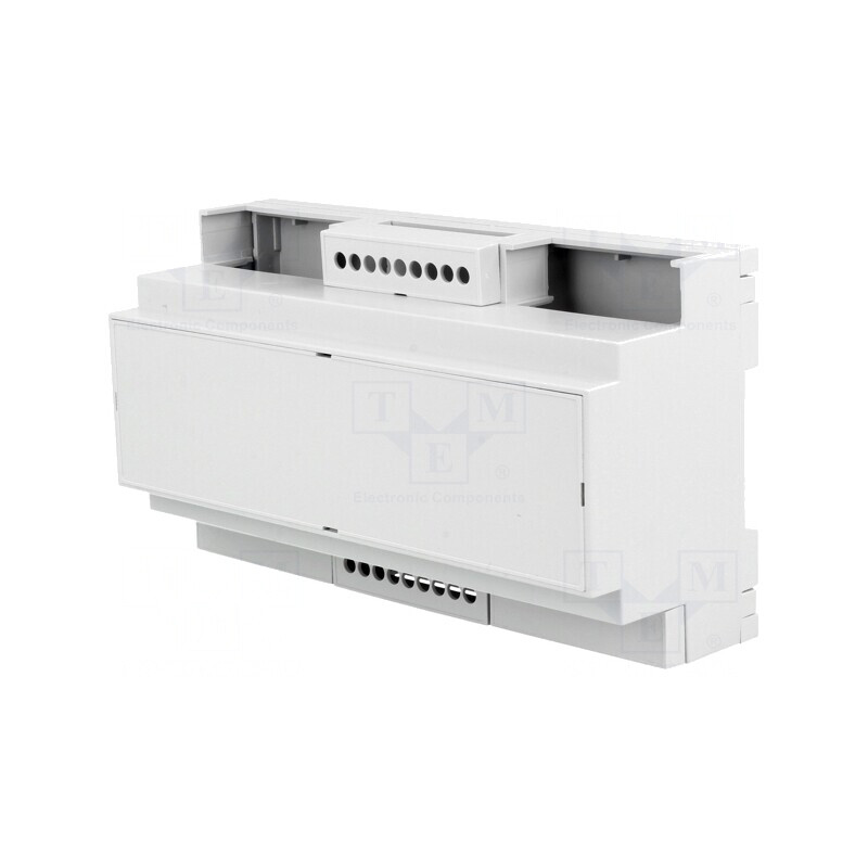 Carcasă pentru șină DIN 90x160x53mm gri | Electronic-mag.ro | Componente Electronice