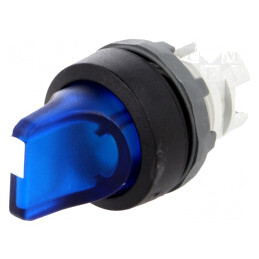 Comutator rotativ 22mm albastru IP66 | Electronic-mag.ro | Componente Electronice
