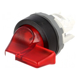 Comutator Rotativ 22mm 3 Pozitii Rosu IP66 | Electronic-mag.ro | Componente Electronice