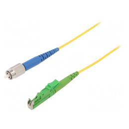 Patch Cord Fibră Optică 5m E2/APC FC/UPC 9/125um