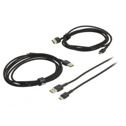 Cablu USB 2.0 USB A la USB C Negru 480Mbps | Electronic-mag.ro | Componente Electronice