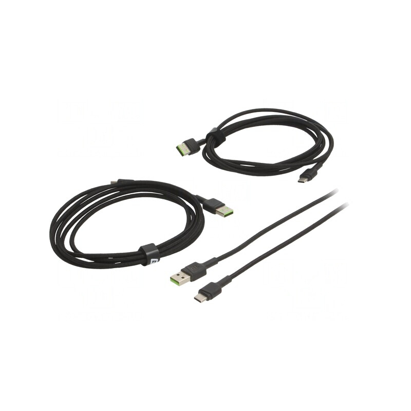 Cablu USB 2.0 USB A la USB C Negru 480Mbps | Electronic-mag.ro | Componente Electronice