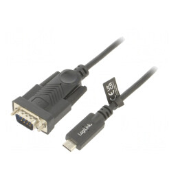 Convertor USB-C la RS232 D-Sub 9 Pin 1.2m