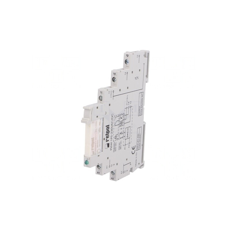 Releu intermediar SPDT 230V 6A PIR6W-1PS | Electronic-mag.ro | Componente Electronice