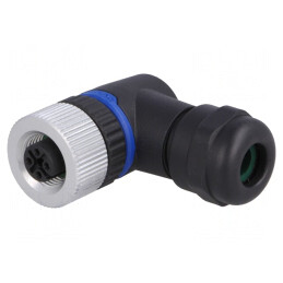 Mufă M12 3 pini mamă IP67 pe cablu | Electronic-mag.ro | Componente Electronice
