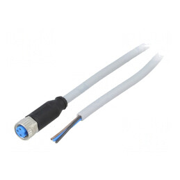 Cablu de conectare M8 drept 5m 60VAC 4A | Electronic-mag.ro | Componente Electronice