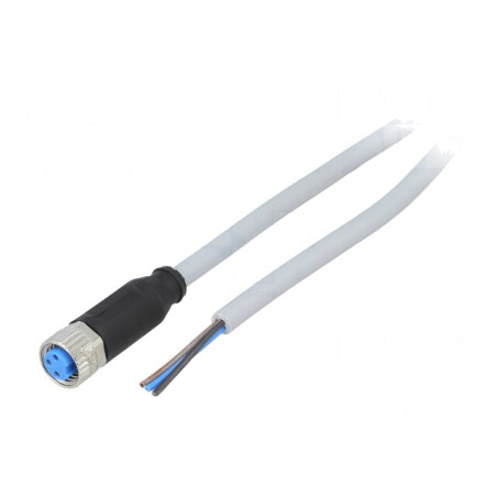 Cablu de conectare M8 drept 5m 60VAC 4A | Electronic-mag.ro | Componente Electronice